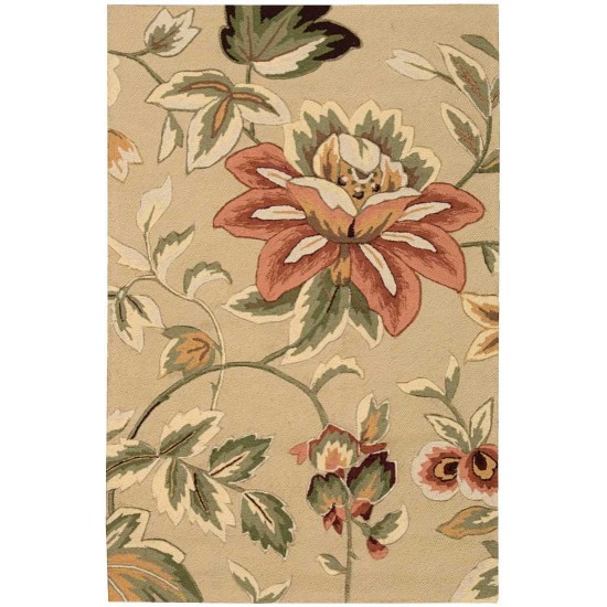 Nourison Fantasy FA11 Area Rug, Beige, 2'6" x 4'