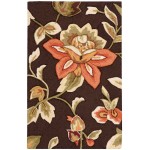 Nourison Fantasy FA11 Area Rug, Chocolate, 1'9" x 2'9"