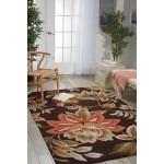 Nourison Fantasy FA11 Area Rug, Chocolate, 1'9" x 2'9"