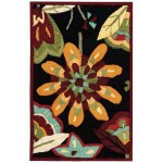 Nourison Fantasy FA12 Area Rug, Black, 2'6" x 4'