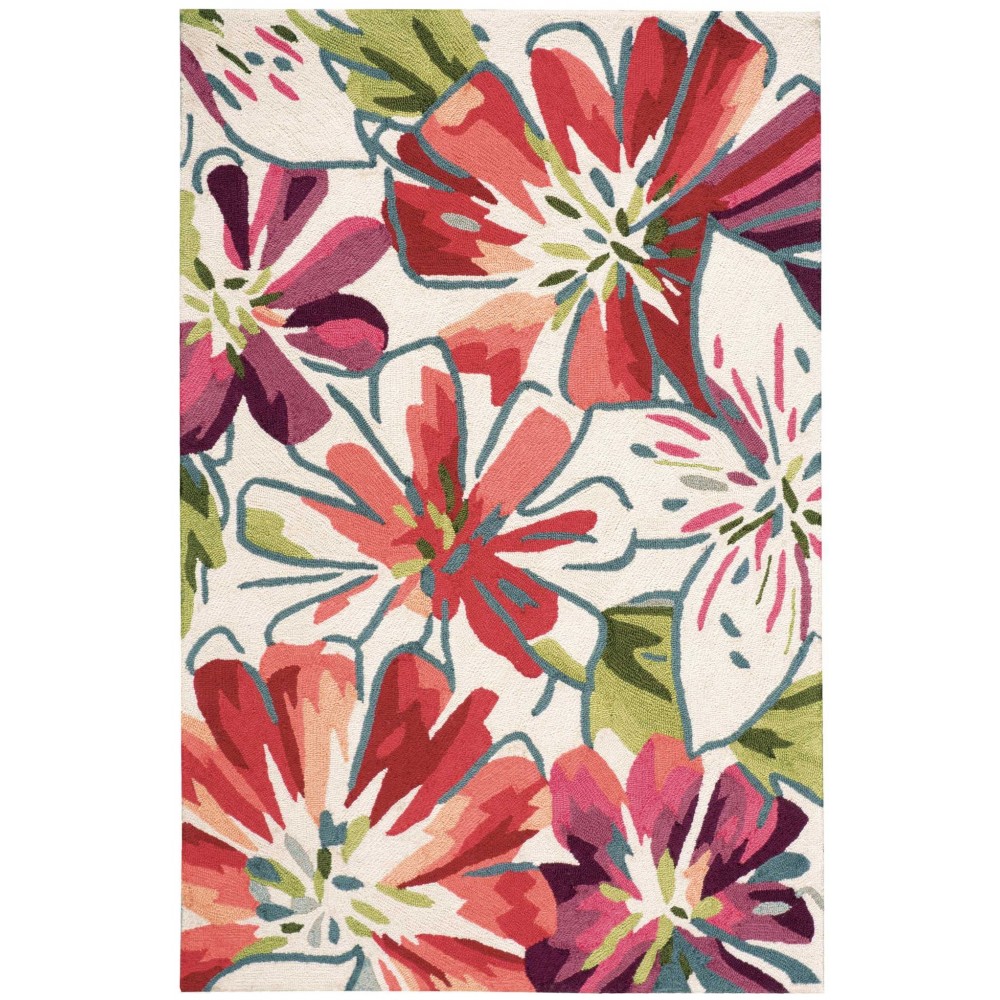 Nourison Fantasy FA16 Area Rug, Ivory, 3'6" x 5'6" Nourison Fantasy FA16 Area Rug, Ivory, 3'6" x 5'6"