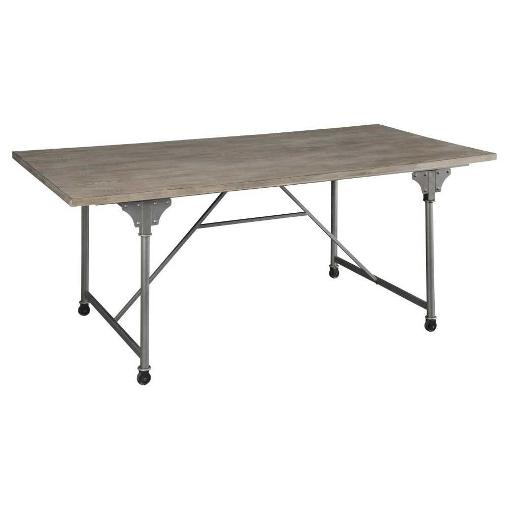 ACME Jonquil Dining Table, Gray Oak & Sandy Gray