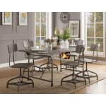 ACME Jonquil Dining Table, Gray Oak & Sandy Gray