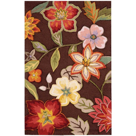 Nourison Fantasy FA18 Area Rug, Chocolate, 2'6" x 4'