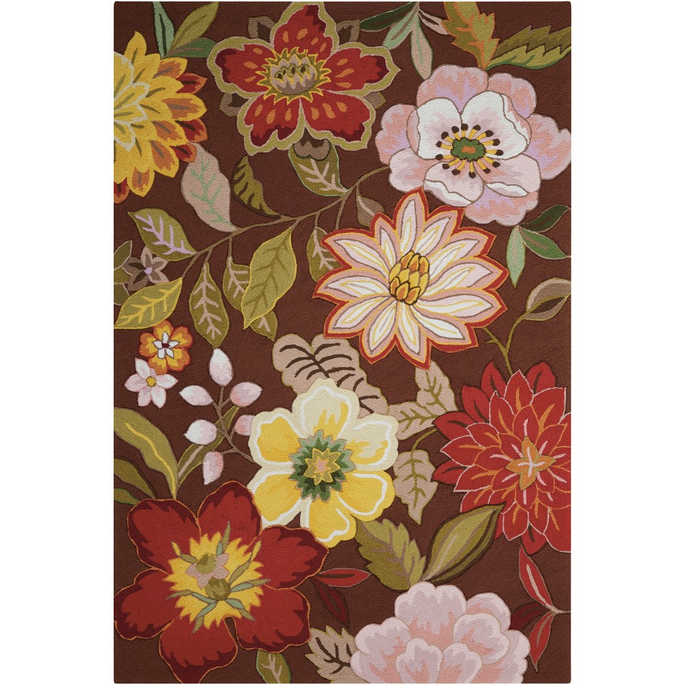 Nourison Fantasy FA18 Area Rug, Chocolate, 5' x 7'6" Nourison Fantasy FA18 Area Rug, Chocolate, 5' x 7'6"
