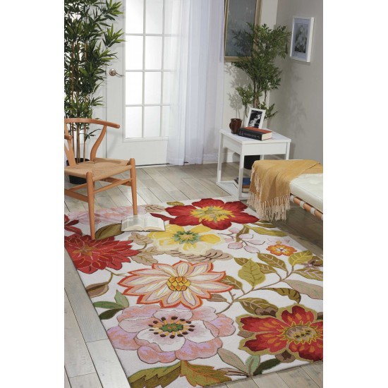 Nourison Fantasy FA18 Area Rug, Ivory, 1'9" x 2'9"