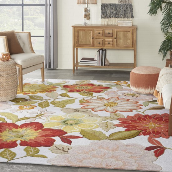 Nourison Fantasy FA18 Area Rug, Ivory, 8' x 10'6"