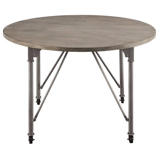 ACME Jonquil Dining Table, Gray Oak & Sandy Gray