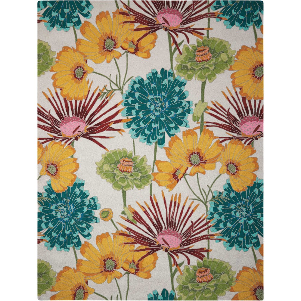 Nourison Fantasy FA26 Area Rug, Ivory, 8' x 10'6" Nourison Fantasy FA26 Area Rug, Ivory, 8' x 10'6"