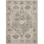 Nourison Fusion FSS11 Area Rug, Cream/Grey, 5'3" x 7'3"