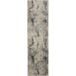 Nourison Fusion FSS16 Runner Rug, Cream/Grey, 2'2" x 7'6"