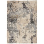 Nourison Fusion FSS16 Area Rug, Cream/Grey, 4' x 6'