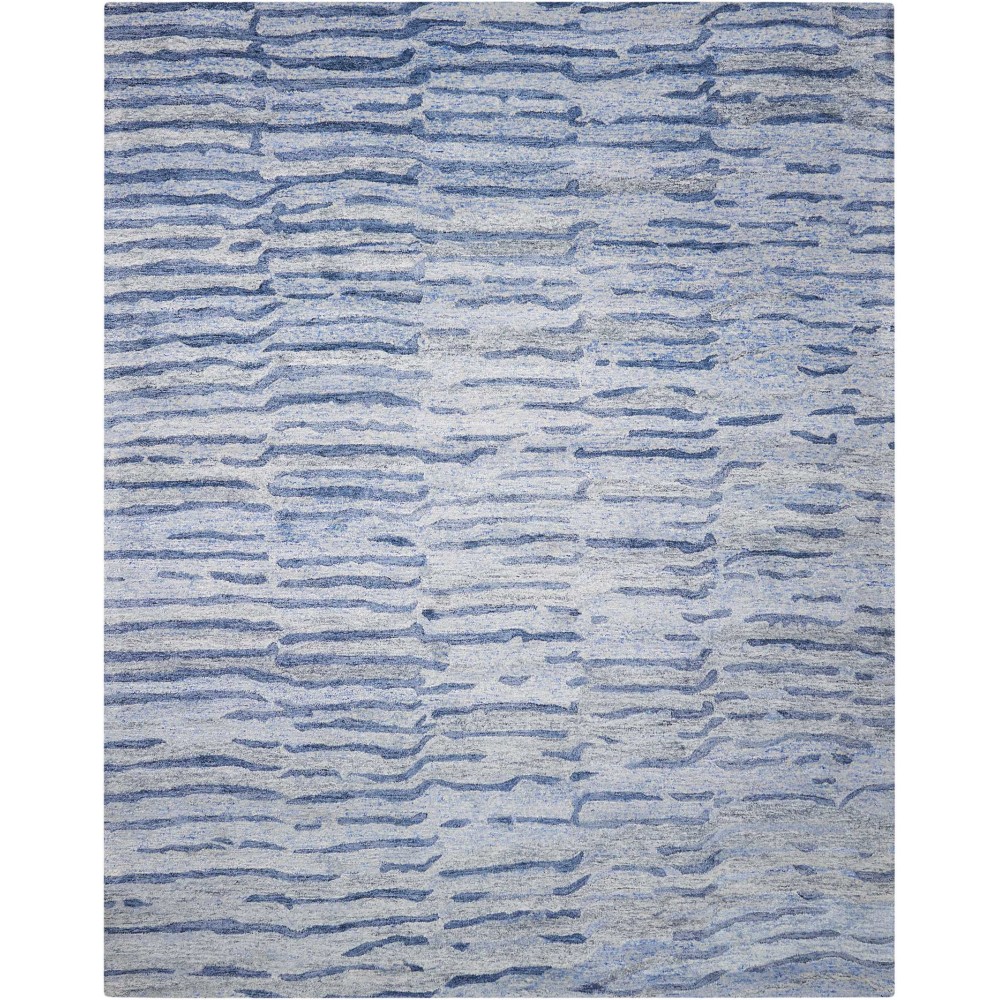 Nourison Gemstone GEM01 Area Rug, Lapis, 7'9" x 9'9"