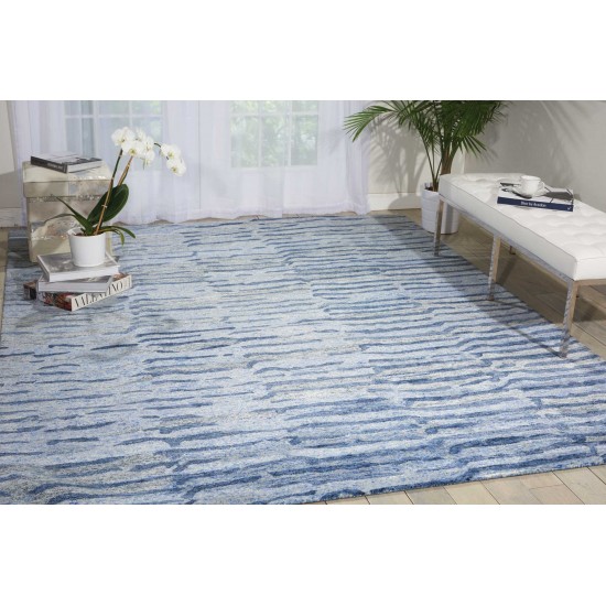 Nourison Gemstone GEM01 Area Rug, Lapis, 7'9" x 9'9"