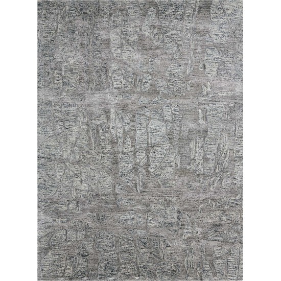 Nourison Gemstone GEM03 Area Rug, Hematite, 3'9" x 5'9"