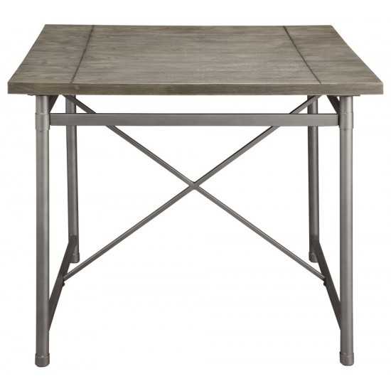 ACME Kaelyn II Counter Height Table, Gray Oak & Sandy Gray