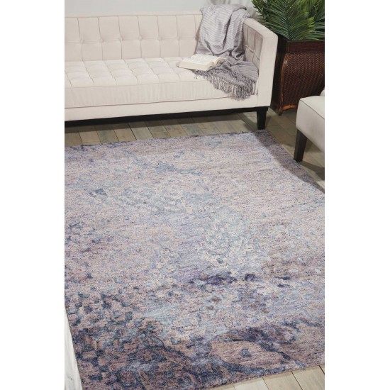 Nourison Gemstone GEM05 Area Rug, Sapphire, 3'9" x 5'9"