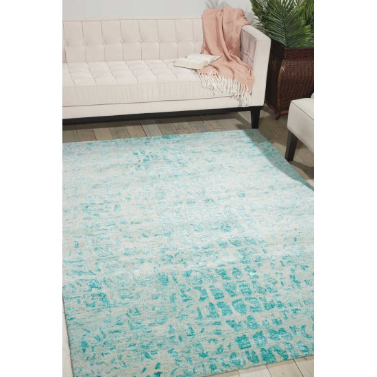 Nourison Gemstone GEM06 Area Rug, Jade, 3'9" x 5'9"