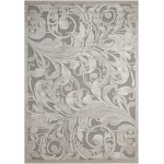 Nourison Graphic Illusions GIL01 Area Rug, Grey/Camel, 2'3" x 3'9"