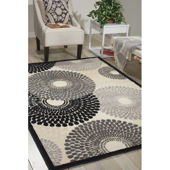 Nourison Graphic Illusions GIL04 Area Rug, Parchment, 2'3" x 3'9"