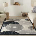 Nourison Graphic Illusions GIL04 Area Rug, Parchment, 5'3" x 7'5"