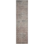 Nourison Graphic Illusions GIL09 Runner Rug, Grey, 2' x 5'9"