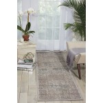 Nourison Graphic Illusions GIL09 Runner Rug, Grey, 2' x 5'9"