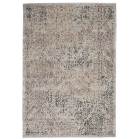 Nourison Graphic Illusions GIL09 Area Rug, Grey, 5'3" x 7'5"