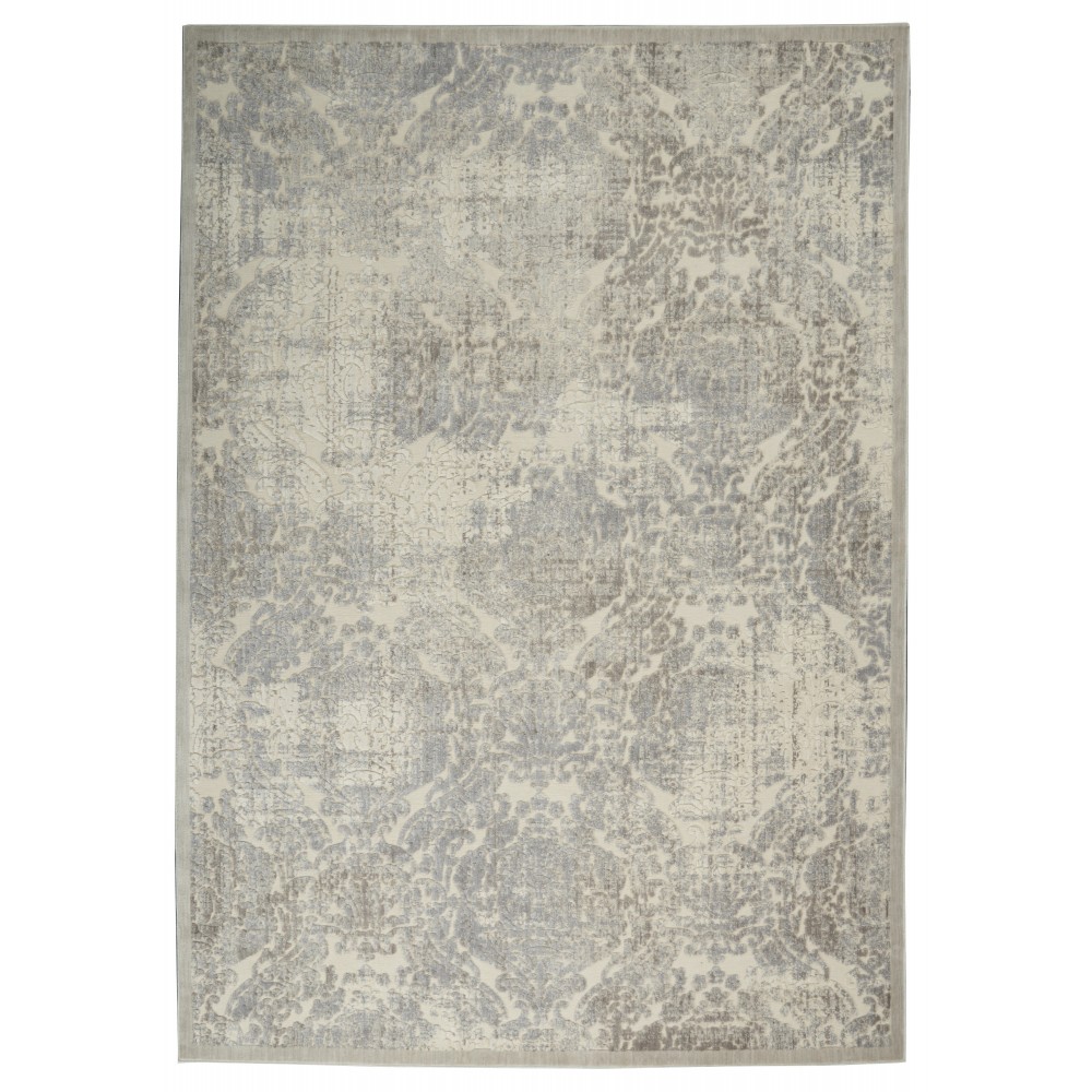 Nourison Graphic Illusions GIL09 Area Rug, Ivory, 6'7" x 9'6"