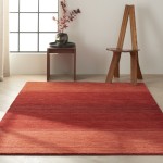 Calvin Klein Linear Glow GLO01 Area Rug, Sumac, 4' x 6'