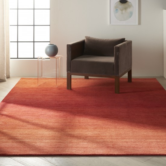 Calvin Klein Linear Glow GLO01 Area Rug, Sumac, 7'9" x 10'10"