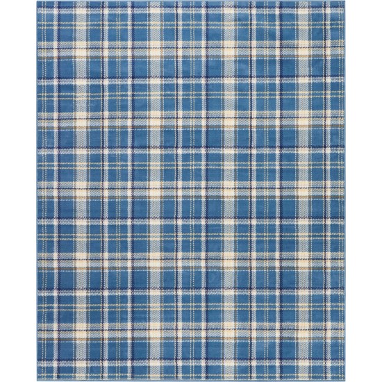 Nourison Grafix GRF03 Area Rug, Blue, 7'10" x 9'10"