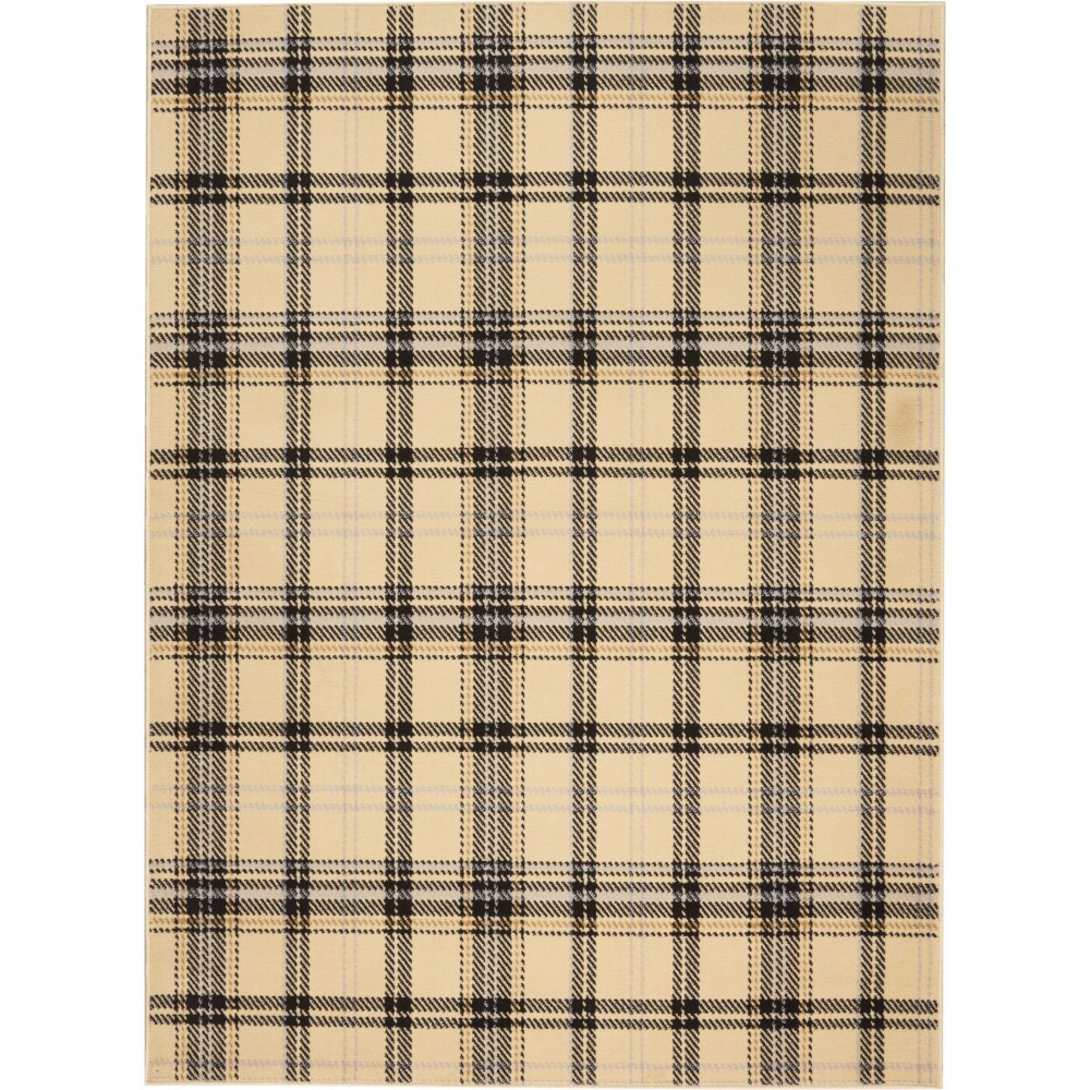 Nourison Grafix GRF03 Area Rug, Cream/Black, 7'10" x 9'10"