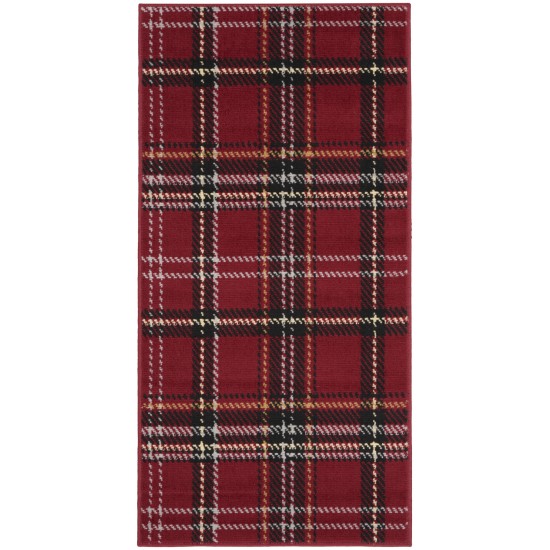 Nourison Grafix GRF03 Area Rug, Red, 2' x 4'