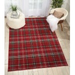 Nourison Grafix GRF03 Area Rug, Red, 5'3" x 7'3"