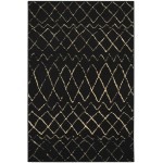 Nourison Grafix GRF04 Area Rug, Black, 3'9" x 5'9"