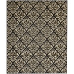 Nourison Grafix GRF06 Area Rug, Black, 7'10" x 9'10"