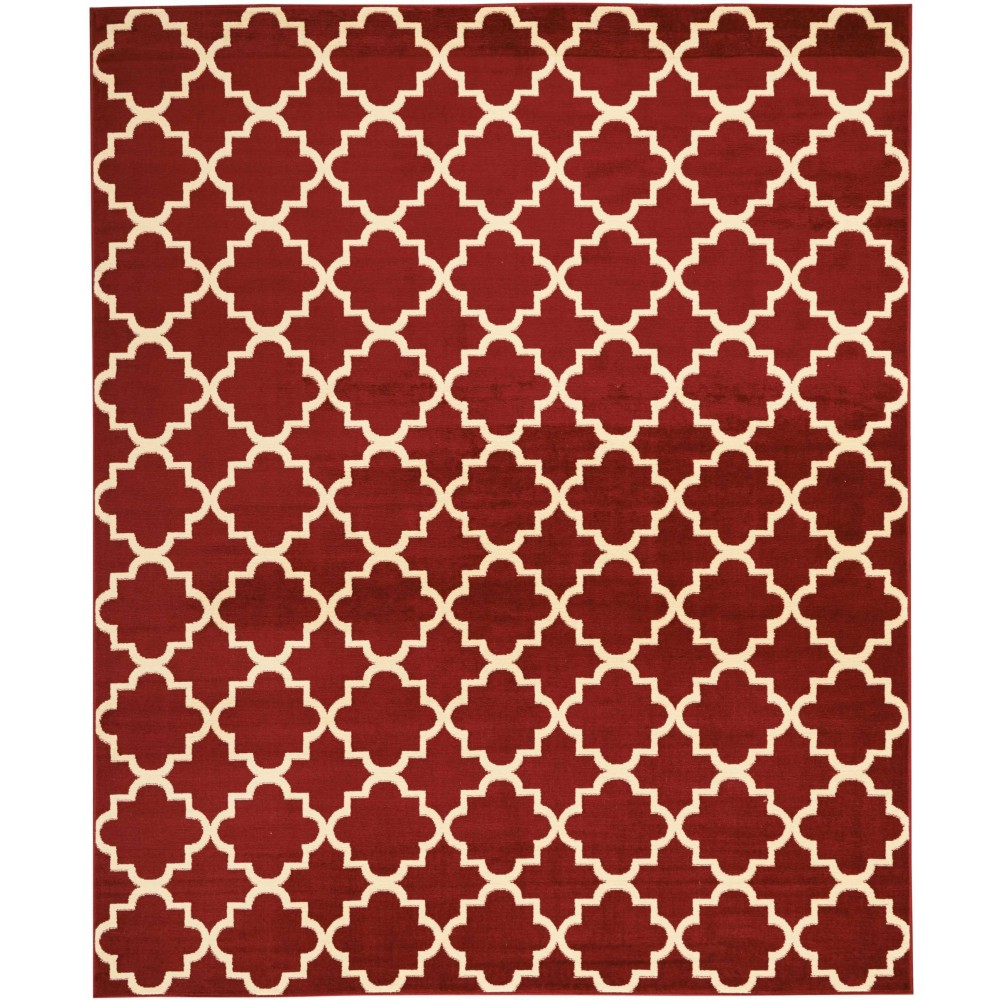 Nourison Grafix GRF08 Area Rug, Red, 7'10" x 9'10"