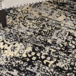 Nourison Grafix GRF14 Area Rug, Black, 7' x 10'