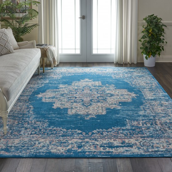 Nourison Grafix GRF14 Area Rug, Blue, 7' x 10'