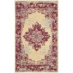 Nourison Grafix GRF14 Area Rug, Cream/Red, 3' x 5'