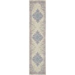 Nourison Grafix GRF14 Runner Rug, Ivory/Pink, 2'2" x 10'