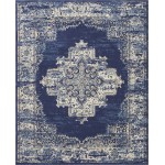 Nourison Grafix GRF14 Area Rug, Navy/Blue, 7' x 10'