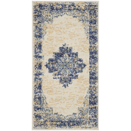 Nourison Grafix GRF14 Area Rug, White, 2' x 4'