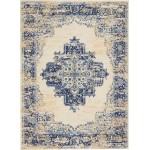 Nourison Grafix GRF14 Area Rug, White, 5'3" x 7'3"