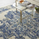 Nourison Grafix GRF14 Area Rug, White, 7' x 10'