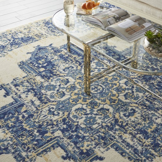 Nourison Grafix GRF14 Area Rug, White, 7' x 10'