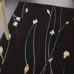 Nourison Grafix GRF15 Area Rug, Black, 5'3" x 7'3"