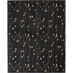 Nourison Grafix GRF15 Area Rug, Black, 7'10" x 9'10"