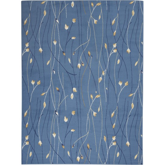 Nourison Grafix GRF15 Area Rug, Light Blue, 3'9" x 5'9"